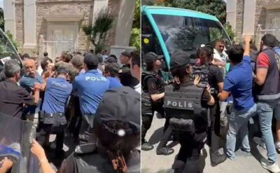 Büyükada’da “Azmanbüs”leri protesto eden sekiz kişi gözaltına alındı