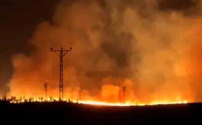 Diyarbakır İtfaiyesi raporu: Yangın elektrik tellerinden çıktı