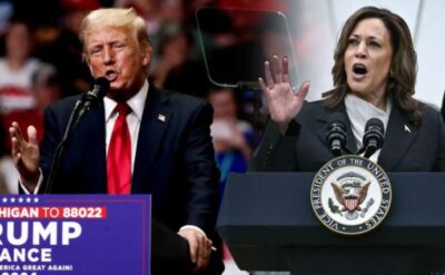 Trump’tan Harris’e hırsızlık şikayeti!