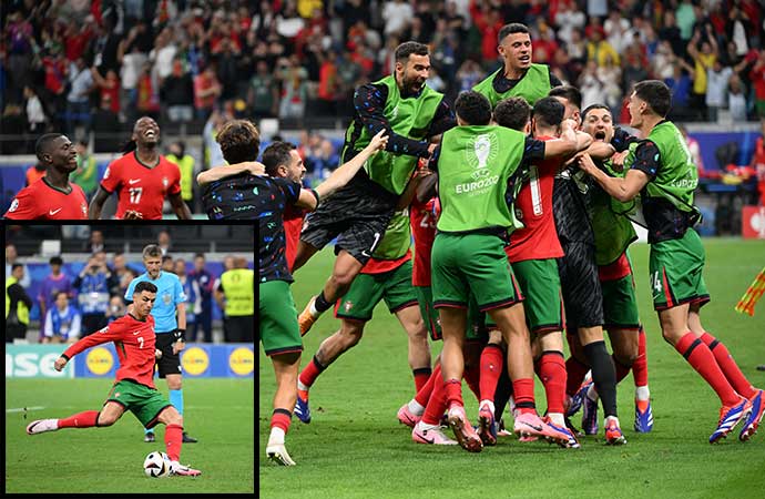 Ronaldo kaçırdı! Portekiz, Slovenya’yı penaltılarla geçti