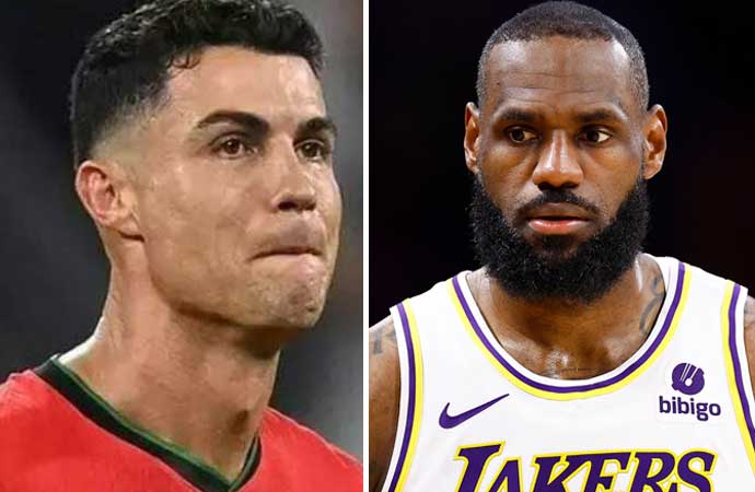 Ronaldo, LeBron’u yakalamak için futbolu bırakmıyor!