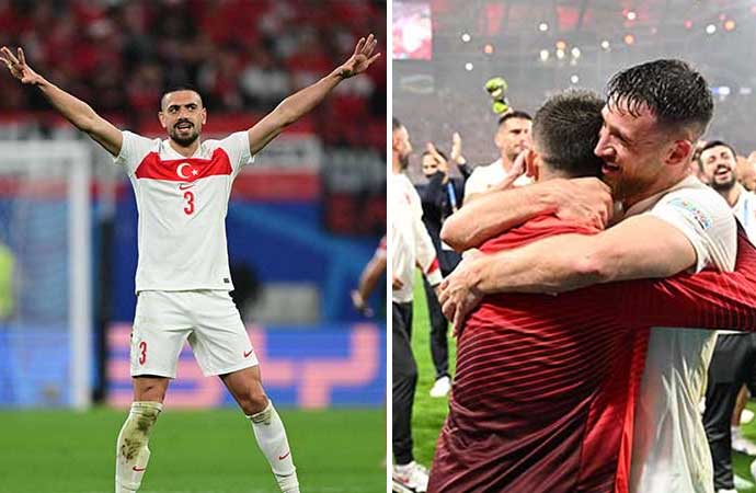 Merih’ten 2 kornerde 2 gol! Türkiye Çeyrek Final’de