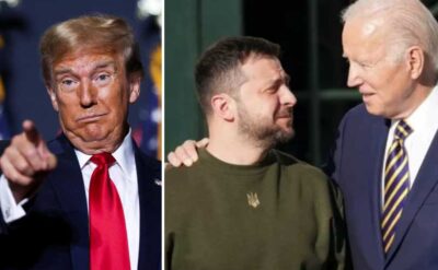 Zelenski, “icazeti” için Biden’a “minnettar”! Fırça yediği Trump, evine çağırdı