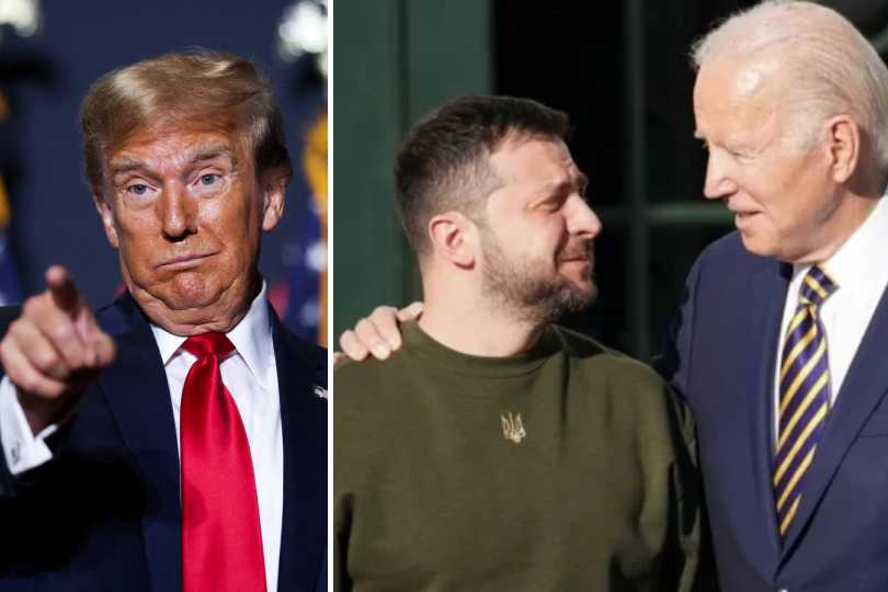 Zelenski, “icazeti” için Biden’a “minnettar”! Fırça yediği Trump, evine çağırdı