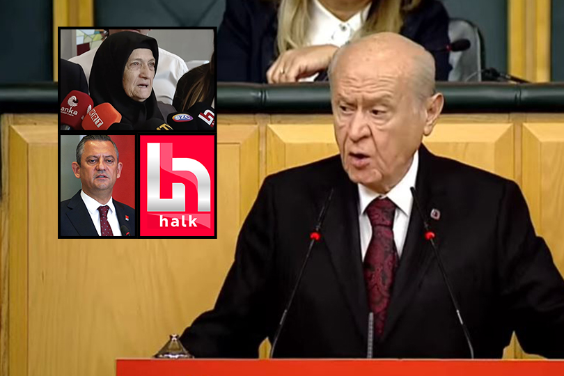 “Ayağını denk al” tehdidi sonrası Özel ve Bahçeli resepsiyonda gülüştü