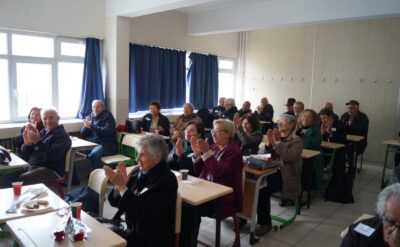 Başkent Lisesi’inde tarihi kutlama! Mezunlar 55 yıl sonra sıralarına oturdular