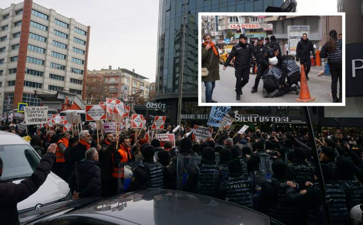 “Hakkımı Ver” diyenlerin Meclis’e yürümesine polis engeli!