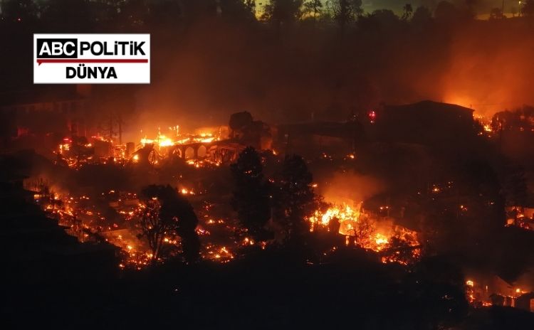 California’da 33 bin kişi evini terk etti! Bu yangın her şeyi kül edebilir!